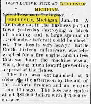 Bellevue - Jan 26 1881 Article (newer photo)